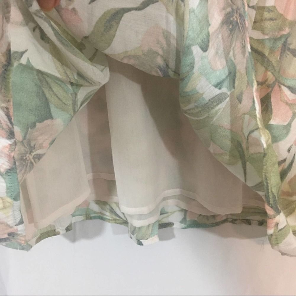 MNG Mango Hawaiian Floral Dress Size Small - Picture 4 of 5